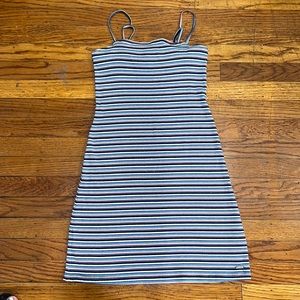 Hollister Striped blue tones dress. Size XS